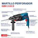 MARTILLO PERFORADOR GBH2-24-01